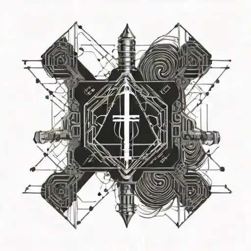 TESLA COIL. tattoo design idea