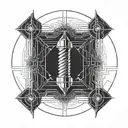 TESLA COIL. tattoo design idea