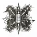 TESLA COIL. tattoo design idea