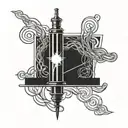 TESLA COIL. tattoo design idea