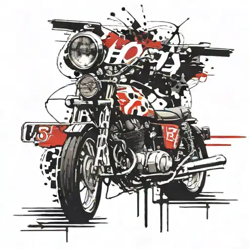 Honda 1988 car tattoo design idea