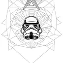 Star Wars Jedi Order logo with geometric patterns  tattoo design idea