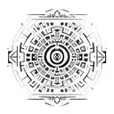 Star Wars Jedi Order logo with geometric patterns  tattoo design idea