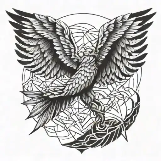 Fallen icarus tattoo design idea