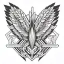 Fallen icarus tattoo design idea