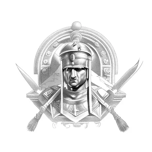Ave, Caesar, morituri te salutant tattoo design idea