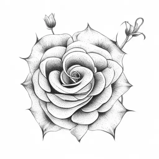 november flower tattoo design idea