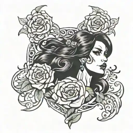 domestic violence survivor on borrowed time running tattoo design idea