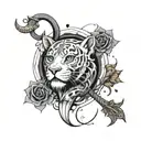 think before you speak  tattoo design idea