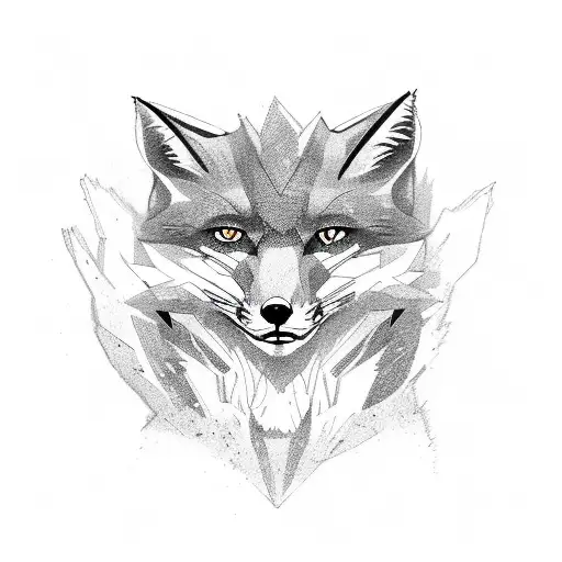 Angry Fox Tattoo - Tattoos Designs