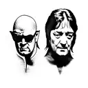 wwe the undertaker and john lennon tattoo design idea