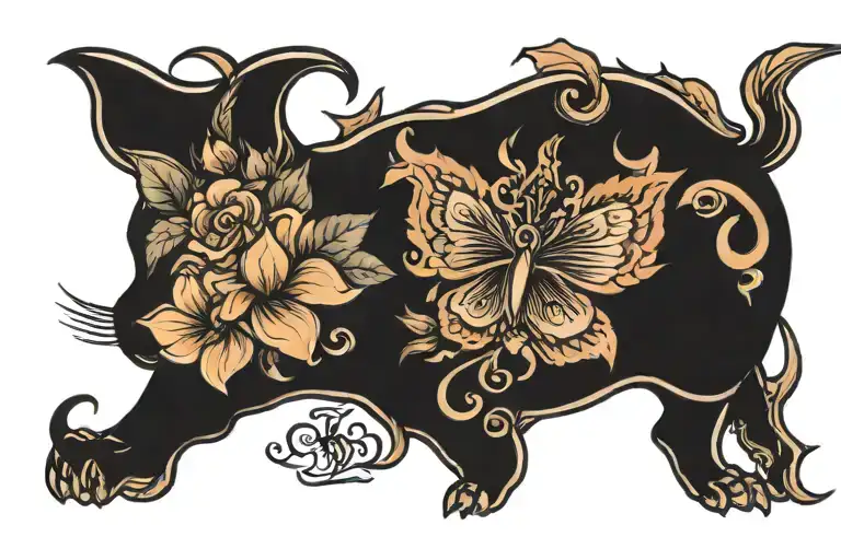 fati love tattoo design idea