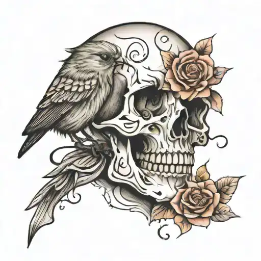 heartache and hopelessness tattoo design idea