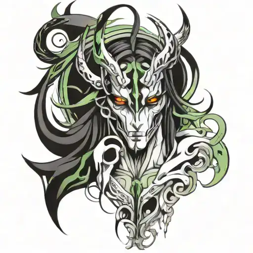 Ulquiorra Cifer Anime tattoo design idea