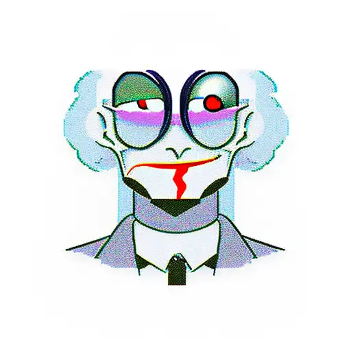 Mac tonight leaning on CRT televisions  tattoo design idea