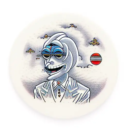 Mac tonight leaning on CRT televisions  tattoo design idea