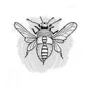 Honey Bee tattoo design idea