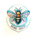 Honey Bee tattoo design idea