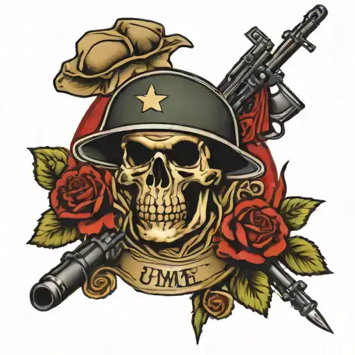 usmc infantry tattoo design idea