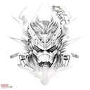 metal gear solid tattoo design idea