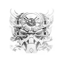 metal gear solid tattoo design idea