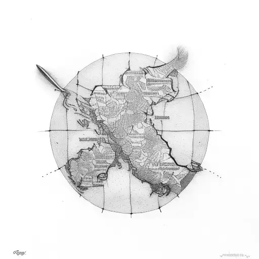 Punjab map  tattoo design idea