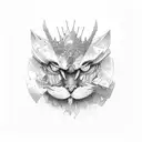 Card game king tattoo design idea