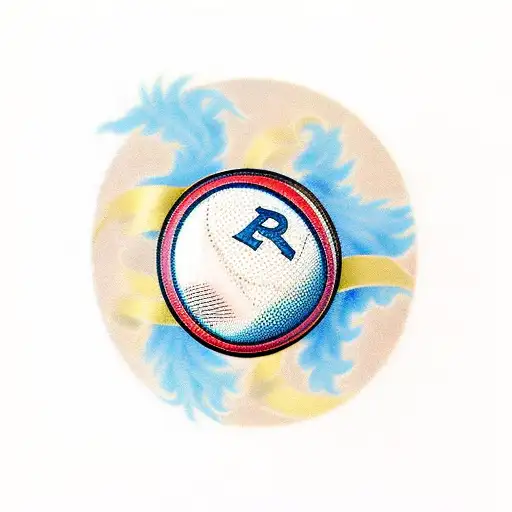 rugby ball tattoo design idea