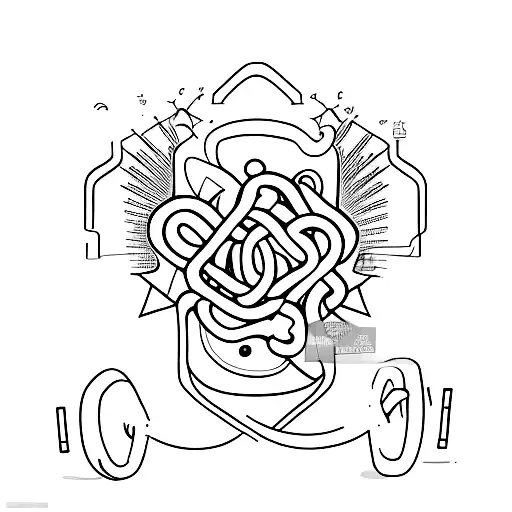 text with "PRBLM CHILD" tattoo design idea