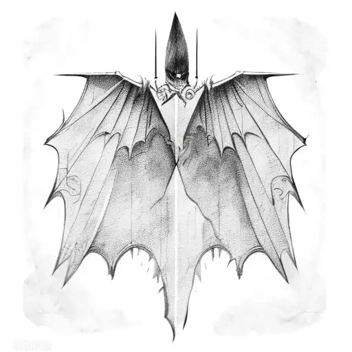 Share more than 137 batman wings tattoo