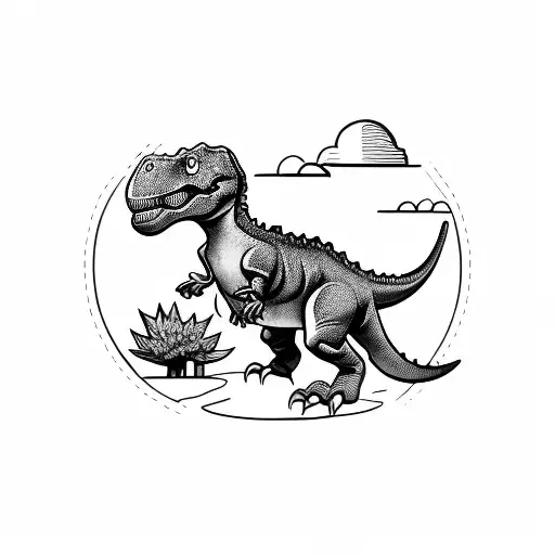 Buy Dinosaurs Temporary Tattoo Online in India - Etsy