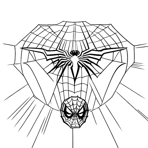 miles morales Spiderman logo  tattoo design idea