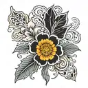 italian roman, calabrian tattoo design idea