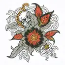 italian roman, calabrian tattoo design idea