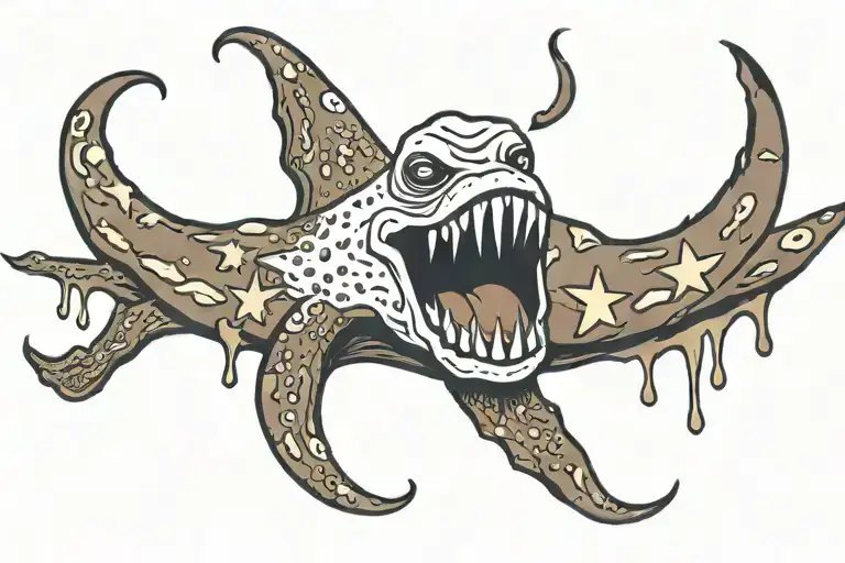 Chocolate Starfish and The Hot Dog Flavored Water Limp Bizkit tattoo design idea