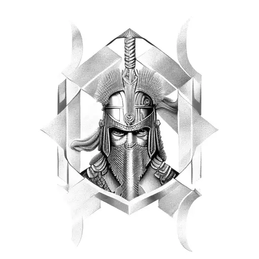Warrior apparel stock vector. Illustration of trojan - 46233776