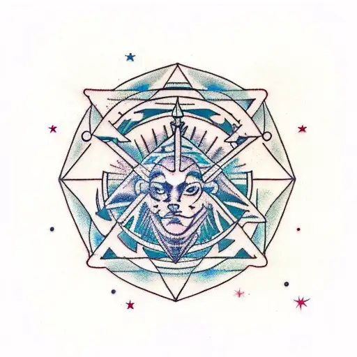 gemini leo virgo Aquarius Sagittarius  tattoo design idea