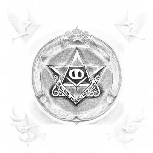 Seal of Solomon tattoo design idea