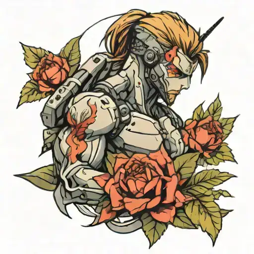 metal gear solid tattoo design idea