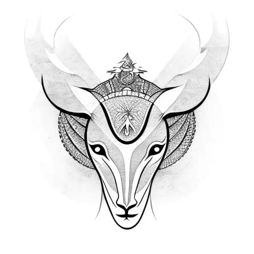 cult of the lamb tattoo design idea