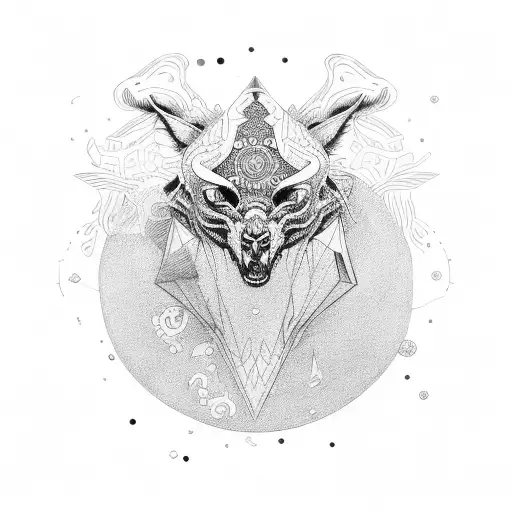 alpha tattoo design idea