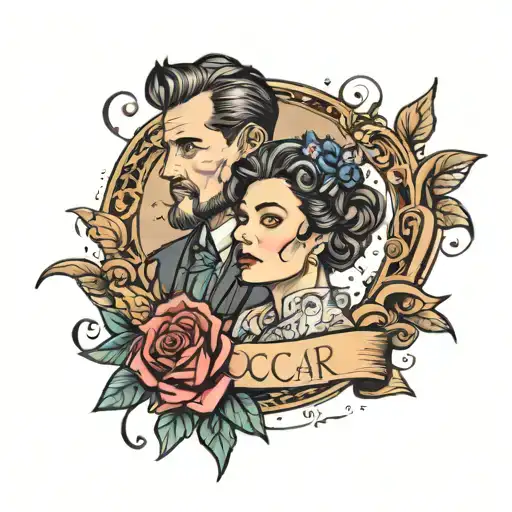 Oscar date tattoo design idea