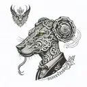 Oscar date tattoo design idea