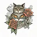 Oscar date tattoo design idea