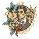 Oscar date tattoo design idea