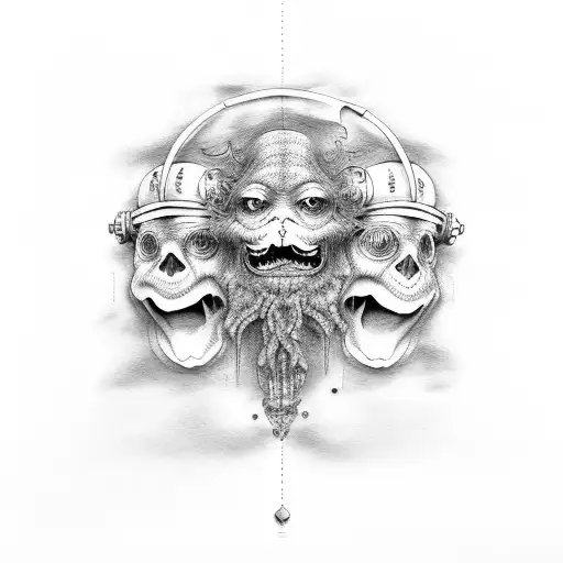 see no evil, hear no evil, speak no evil tattoo design idea