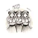 see no evil, hear no evil, speak no evil tattoo design idea