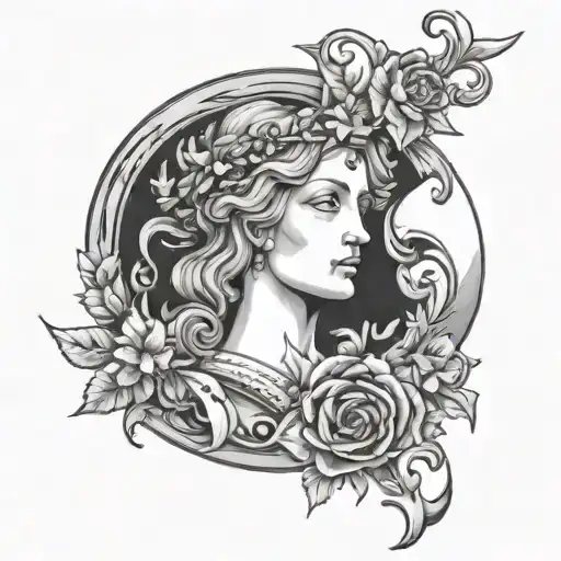 renaissance tattoo design idea