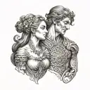 renaissance tattoo design idea