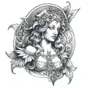renaissance tattoo design idea